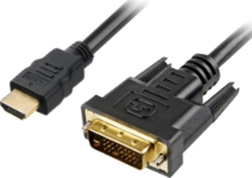 Sharkoon 1m, HDMI/DVI-D Schwarz