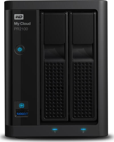 Western Digital My Cloud PR2100 NAS Desktop Intel Pentium N3710 4 GB DDR3L 4 TB HDD My Cloud OS Schwarz