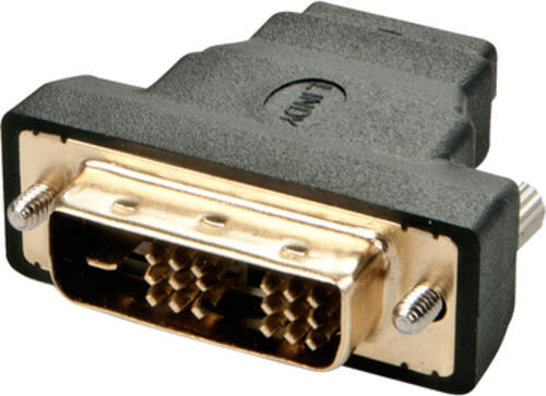 Lindy 41228 Kabeladapter HDMI-A FM DVI-D M Schwarz