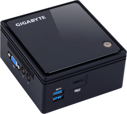 GIGABYTE GB-BACE-3160 PC/Workstation Barebone 0,69L Größe PC Schwarz J3160 1,6 GHz