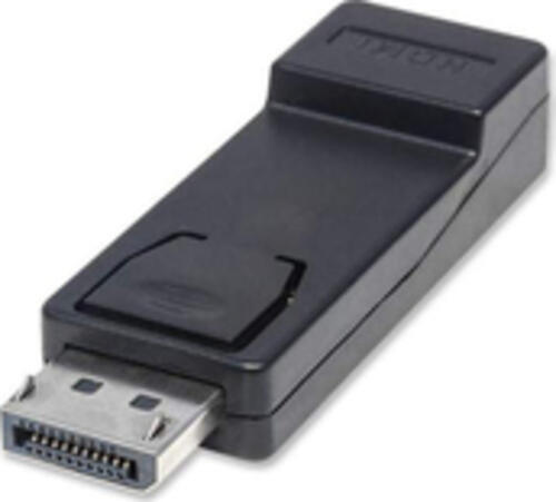 Manhattan Passiver DisplayPort auf HDMI-Adapter, DisplayPort-Stecker / HDMI-Adapterbuchse, 1080p@60Hz, schwarz