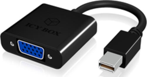 ICY BOX IB-AC539 VGA (D-Sub) Mini DisplayPort Schwarz