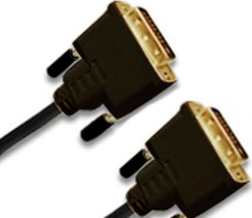 Jou Jye Computer DVI-D, plug 24+1p / plug 24+1p - 7.5M DVI-Kabel 7,5 m Schwarz