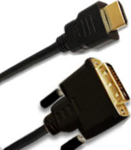 Jou Jye Computer HDMI /DVI-D, plug 19p / plug 18+1 1 m Schwarz