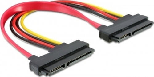 DeLOCK Cable SATA 22pin / 22pin FM, 0.2m SATA-Kabel 0,2 m SATA 22-pin Rot