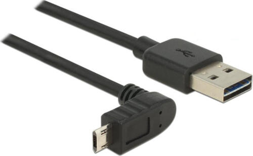 DeLOCK 83857 USB Kabel USB 2.0 3 m USB A Micro-USB B Schwarz