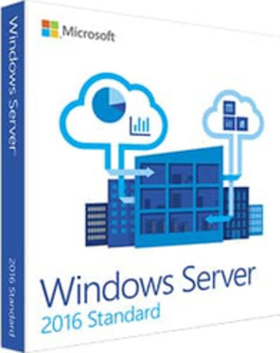 Microsoft Windows Server 2016 Standart Microsoft Volume License (MVL) 1 Lizenz(en) Erstausrüster (OEM) Französisch