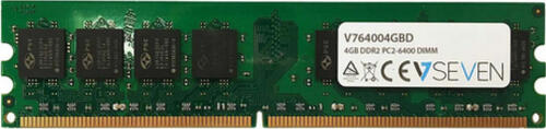 V7 4GB DDR2 PC2-6400 800Mhz DIMM Desktop Arbeitsspeicher Modul - V764004GBD