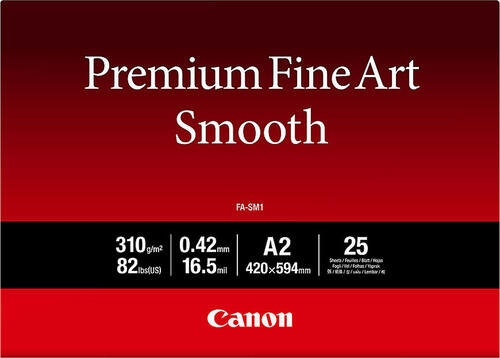 Canon FA-SM1 Premium Fine Art Smooth Papier A2 – 25 Blatt