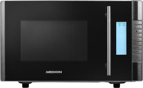 MEDION MD 14482 Arbeitsplatte Grill-Mikrowelle 20 l 800 W Schwarz, Edelstahl