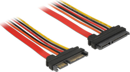 DeLOCK 84917 SATA-Kabel 0,1 m SATA 22-pin Orange, Rot, Gelb