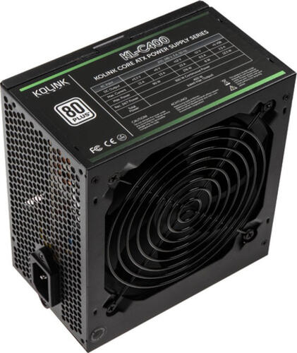 Kolink KL-C400 Netzteil 400 W 20+4 pin ATX ATX Schwarz