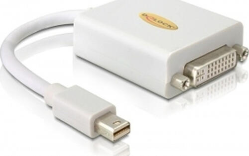 DeLOCK Adapter mini Displayport / DVI FM 0,18 m Weiß