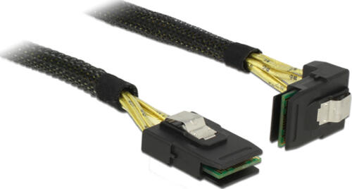 DeLOCK 0.5m, 2xMini SAS SFF-8087 0,5 m Schwarz