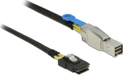 DeLOCK 83616 Serial Attached SCSI (SAS)-Kabel 1 m 6 Gbit/s Schwarz