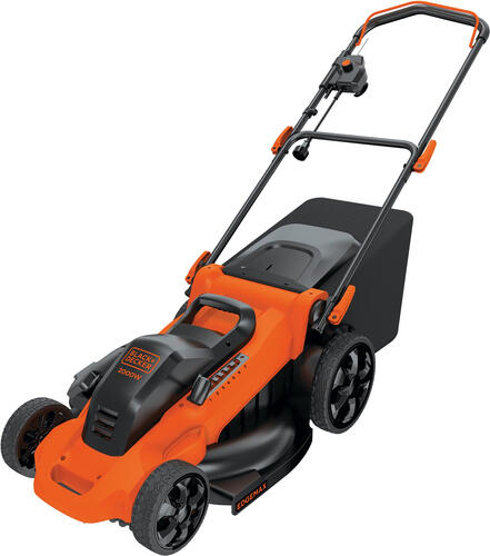 Black & Decker LM2000-QS Rasenmäher Rasenmäher mit Radantrieb AC Schwarz, Orange