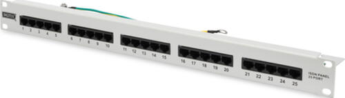 Digitus CAT 3 ISDN Patch Panel, ungeschirmt