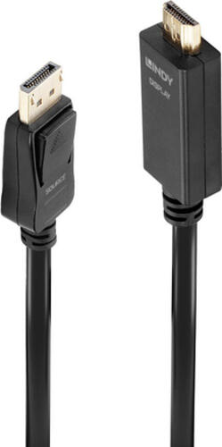 Lindy 36921 Videokabel-Adapter 1 m DisplayPort HDMI Typ A (Standard) Schwarz