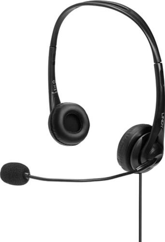 Lindy 42870 Kopfhörer & Headset Kabelgebunden Kopfband Anrufe/Musik USB Typ-A Schwarz