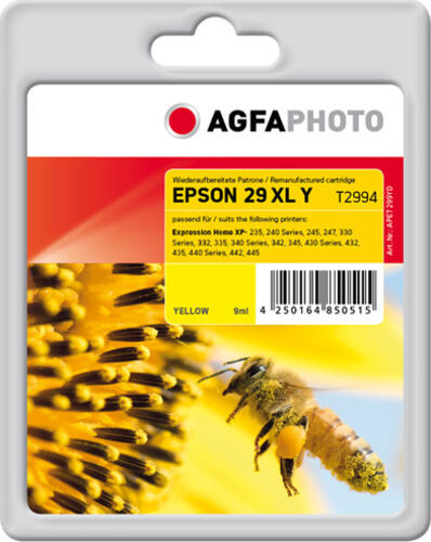 AgfaPhoto APET299YD Druckerpatrone 1 Stück(e) Standardertrag Gelb