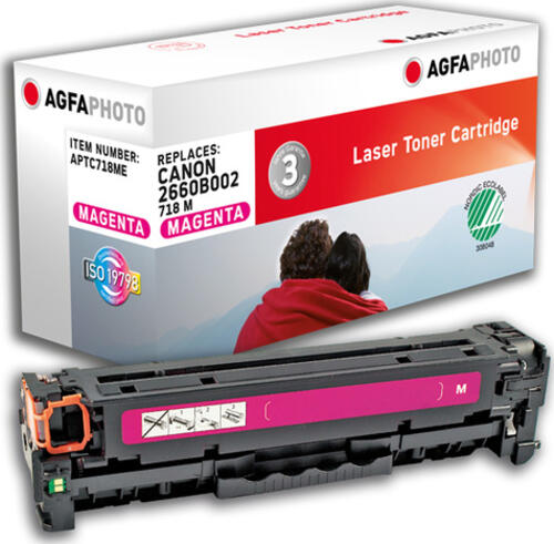 AgfaPhoto APTC718ME Tonerkartusche Magenta