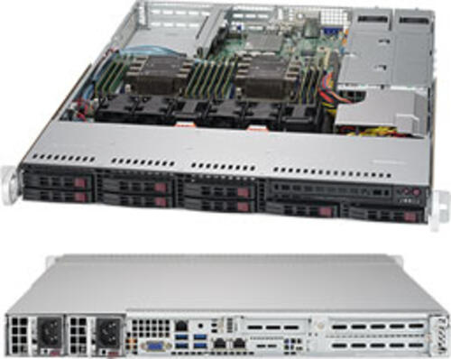 Supermicro SuperServer 1029P-WTR Intel C621 LGA 3647 (Socket P) Rack (1U) Schwarz