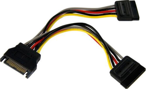 StarTech.com 15cm SATA Y-Stromkabel - S-ATA Splitter Verteilerkabel