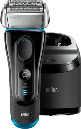 Braun Series 5 5190CCWD Folienschaber Trimmer Schwarz, Blau