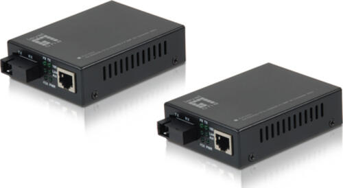 LevelOne FVT-2202 Netzwerk Medienkonverter 100 Mbit/s Schwarz