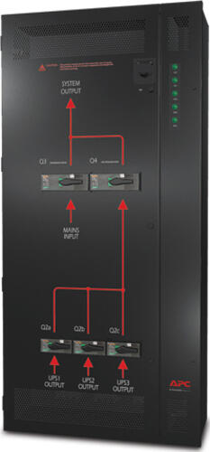 APC SBPAR30K40H-WP Stromverteilereinheit (PDU) Schwarz