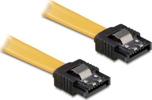 DeLOCK SATA Cable 0.1m SATA-Kabel 0,1 m Gelb