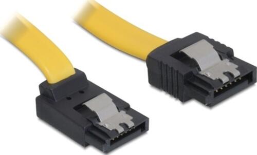 DeLOCK 0.2m SATA Cable SATA-Kabel 0,2 m Gelb