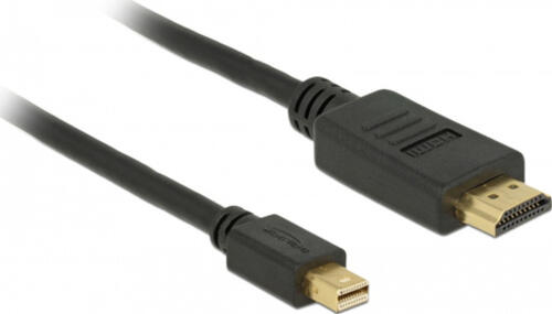 DeLOCK 83992 Videokabel-Adapter 0,5 m Mini DisplayPort HDMI Schwarz