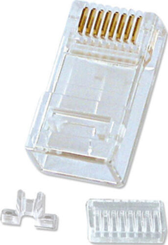 Lindy 62430 Drahtverbinder RJ-45 8-pin cat.6 Transparent