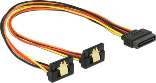 DeLOCK 60159 SATA-Kabel 0,3 m SATA 15-Pin Mehrfarbig