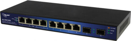 ALLNET ALL-SG8210PM Netzwerk-Switch Managed L2+ Gigabit Ethernet (10/100/1000) Power over Ethernet (PoE) Schwarz