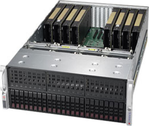 Supermicro SYS-4029GP-TRT2 Server-Barebone Intel C622 LGA 3647 (Socket P) Rack (5U) Schwarz