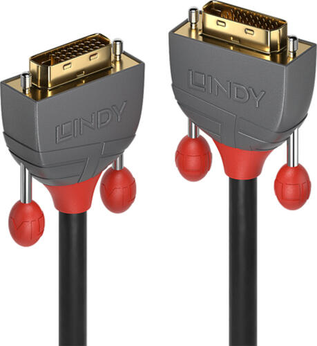 Lindy 36225 DVI-Kabel 7,5 m DVI-D Schwarz