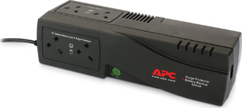 APC Back-UPS 325, UK Unterbrechungsfreie Stromversorgung (USV) 0,325 kVA 185 W 4 AC-Ausgänge