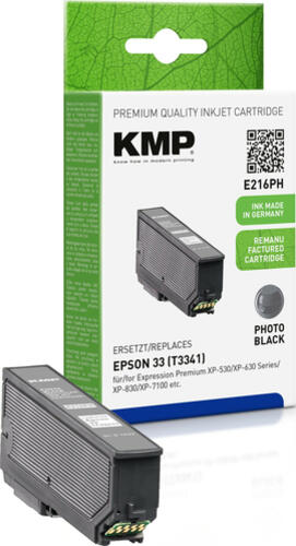 KMP E216PH Druckerpatrone Foto schwarz