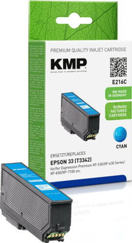 KMP E216C Druckerpatrone Cyan