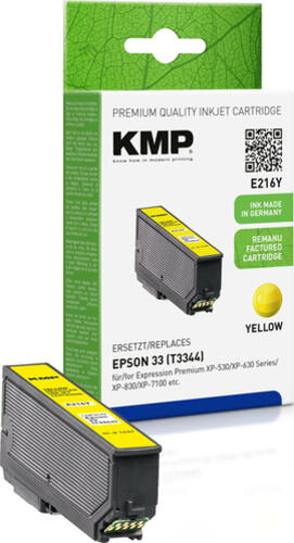 KMP E216Y Druckerpatrone Gelb