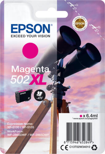 Epson Singlepack Magenta 502XL Ink