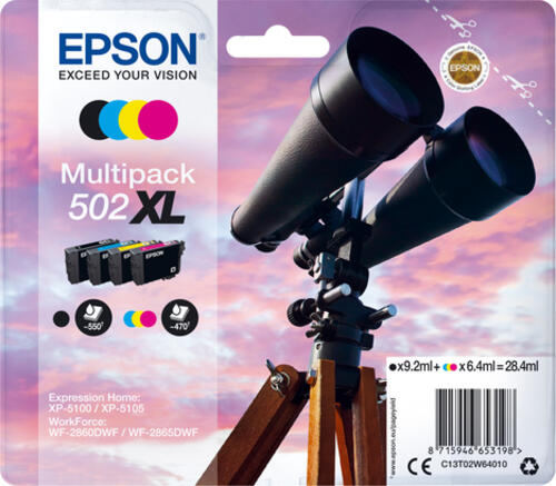 Epson Multipack 4-colours 502XL Ink