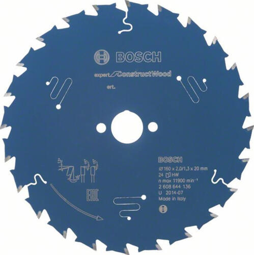 Bosch 2 608 644 136 Kreissägeblatt 16 cm 1 Stück(e)