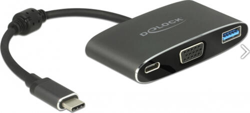 DeLOCK 62992 USB-Grafikadapter 3840 x 2160 Pixel Grau