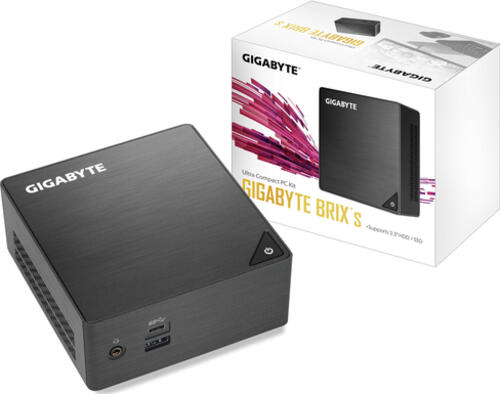 GIGABYTE GB-BLPD-5005 PC/Workstation Barebone Schwarz J5005 BGA 1090 1,5 GHz