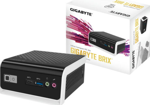 GIGABYTE GB-BLCE-4000C PC/Workstation Barebone Schwarz, Weiß N4000 BGA 1090 1,1 GHz