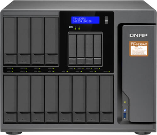 QNAP TS-1635AX NAS Desktop Ethernet/LAN Schwarz Armada 8040