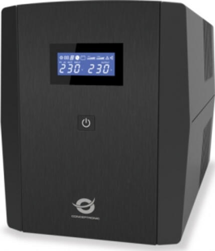 Conceptronic ZEUS04E Unterbrechungsfreie Stromversorgung (USV) Line-Interaktiv 2,2 kVA 1320 W 6 AC-Ausgänge